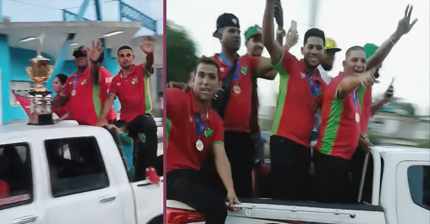 Calurosa bienvenida en Las Tunas a los nuevos campeones del béisbol cubano