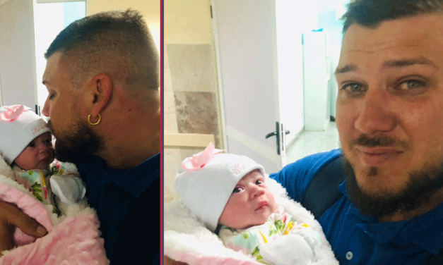 ¡Bendición de papá Dios! Raúl Lora recibe con alegría a su pequeña María Kataleya